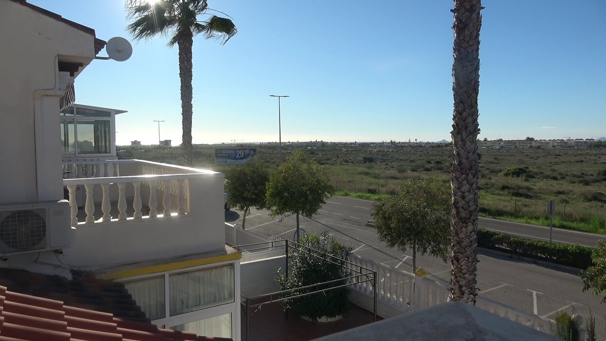 view from the balcony